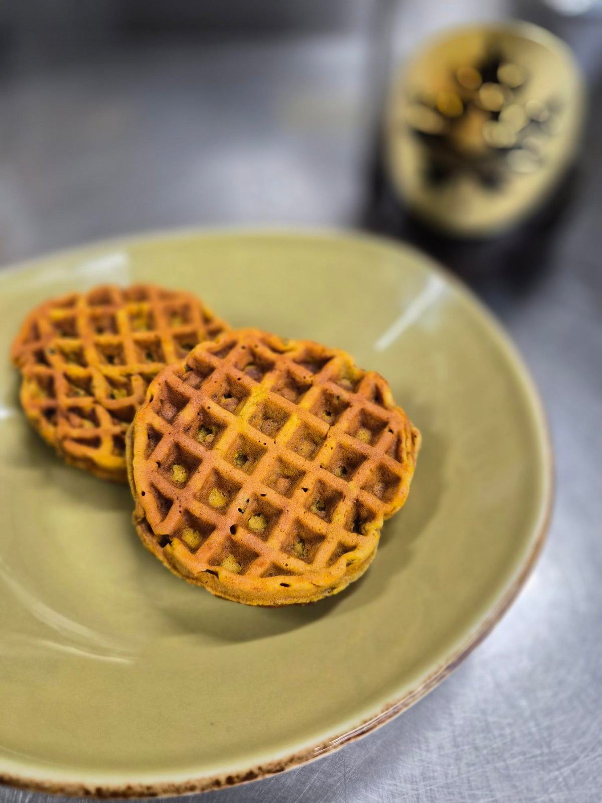 Woofle Waffles | Pumpkin Spice + Blueberry